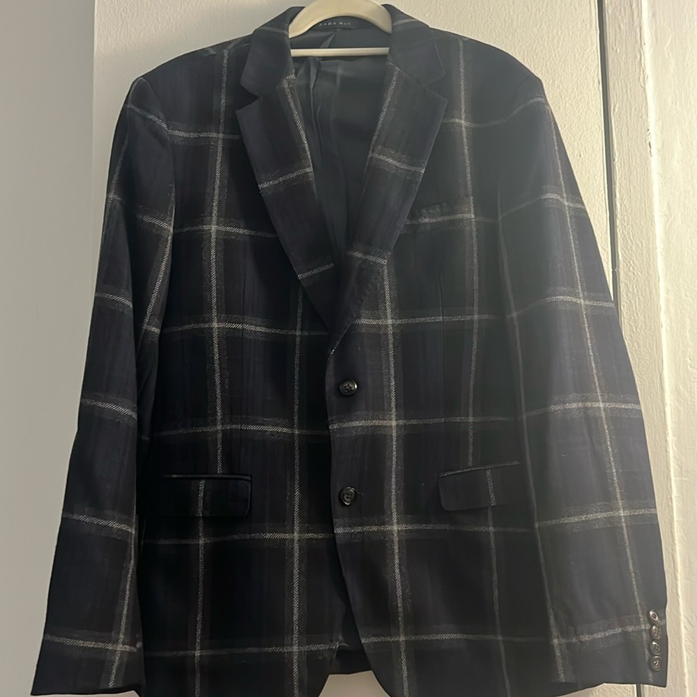 Beautiful Wool Plaid Blazer